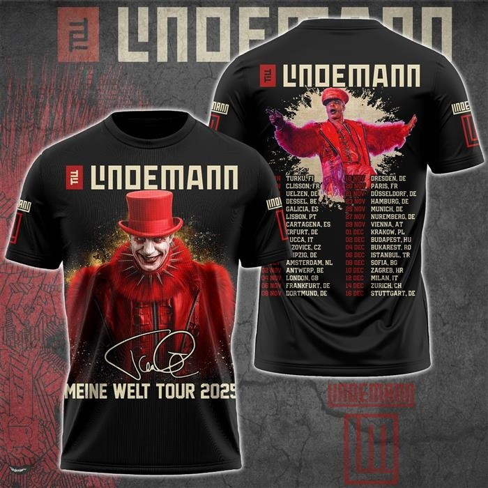 Till Lindemann Meine Welt Tour 2025 Shirt Gifts For Someone Who Likes Music Oregontrailrvpk Shirt