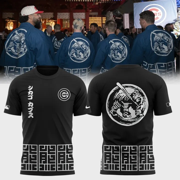 Tokyo Japan Chicago Cubs Hoodie MLB World Tour Tokyo Series 2025 Baseball Fan Merch Oregontrailrvpk Shirt