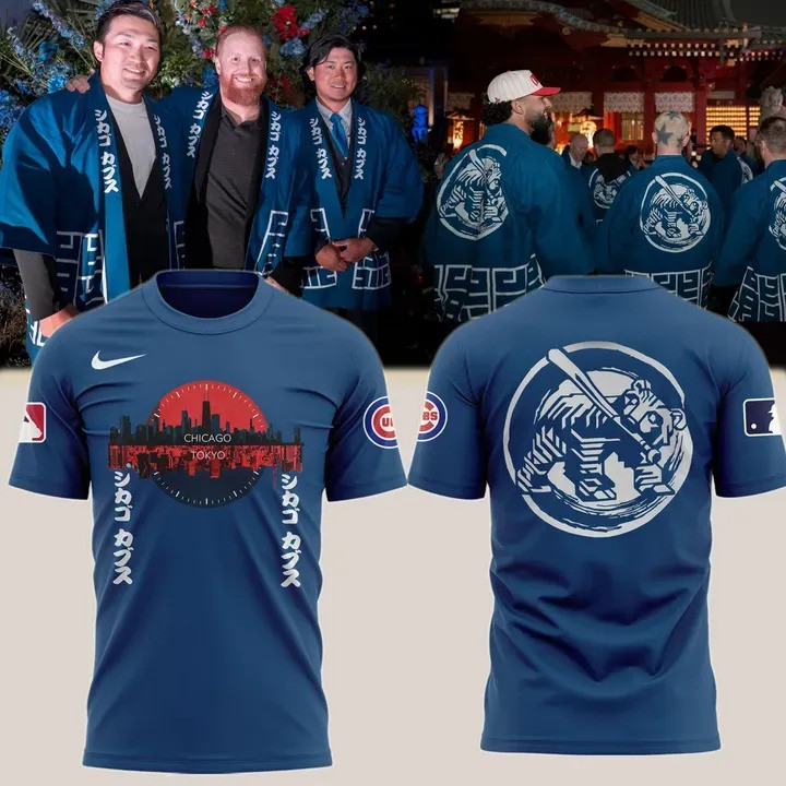 Tokyo Japan Chicago Cubs T-Shirt MLB World Tour Tokyo Series Baseball Fan Merch Best Gifts Oregontrailrvpk Shirt