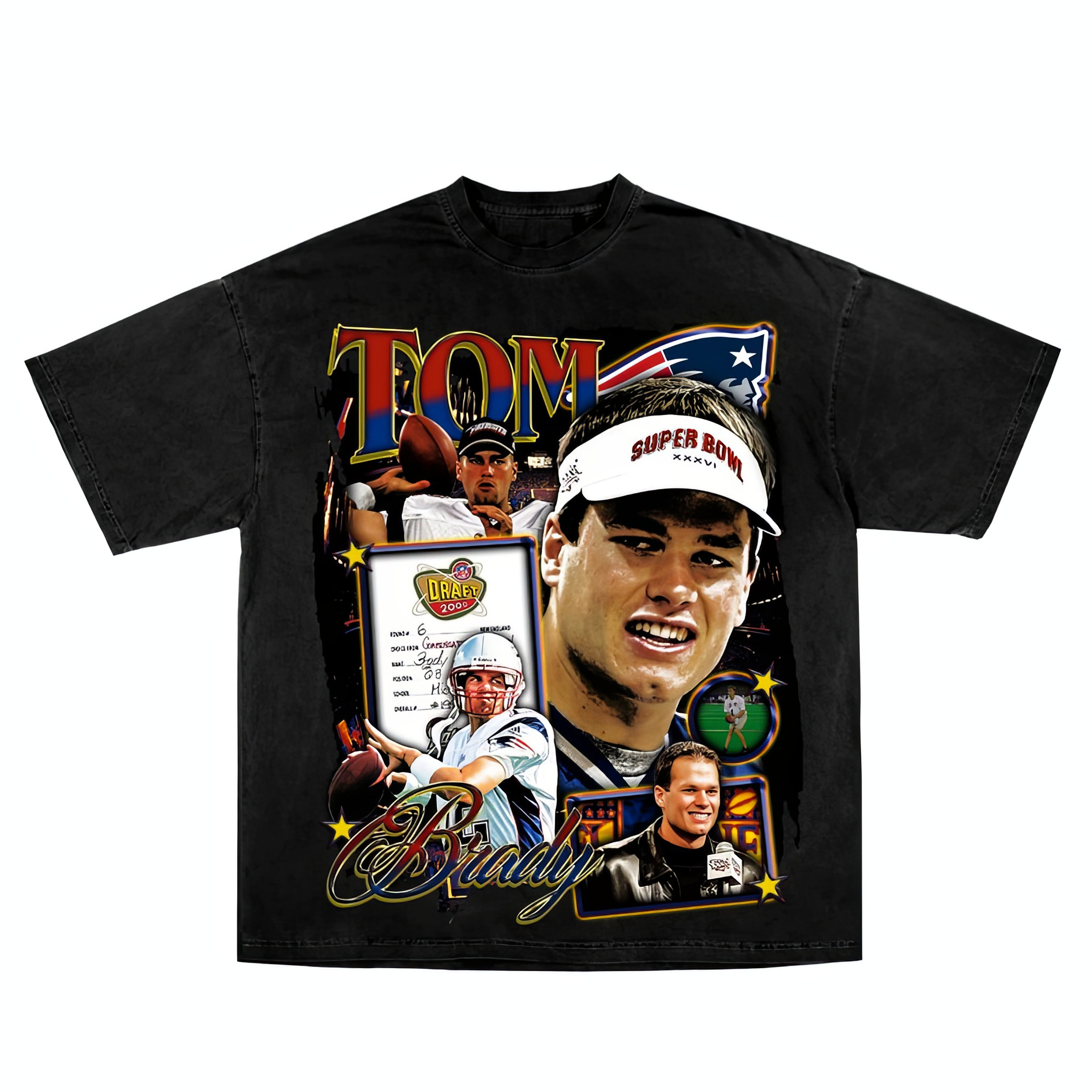 Tom Brady 6th Round T-Shirt Presents For Football Lovers Oregontrailrvpk Shirt