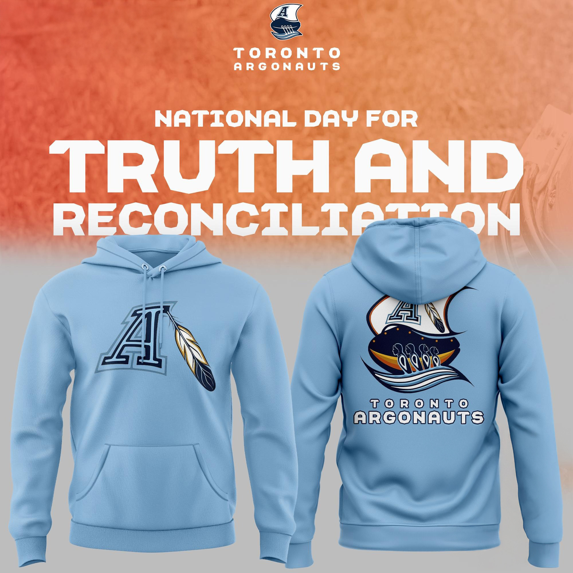 Toronto Argonauts Truth And Reconciliation New Hoodie Canadian Football Lover