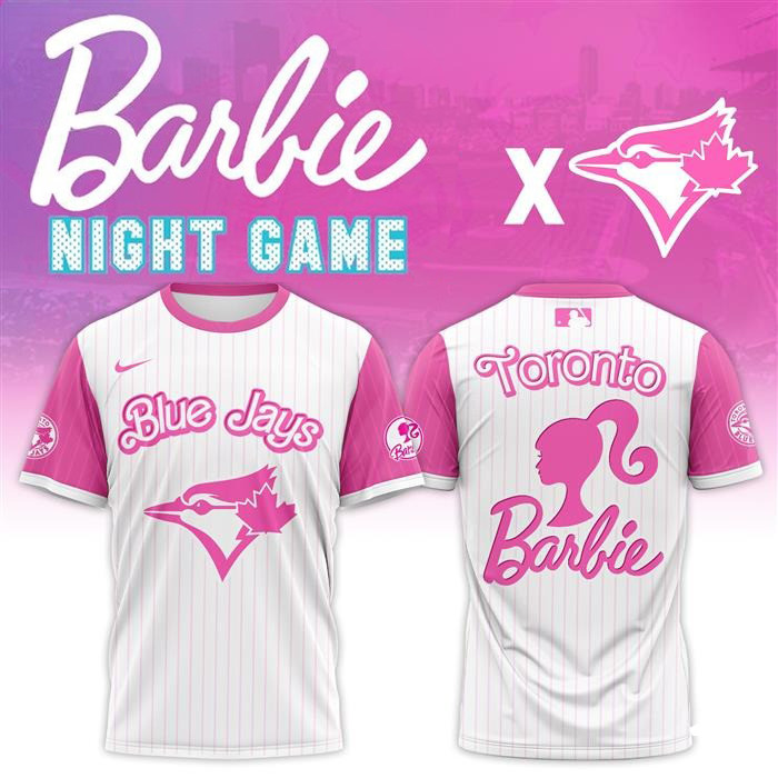 Toronto Blue Jays Barbie T-Shirt Baseball Enthusiast Gifts Oregontrailrvpk Shirt