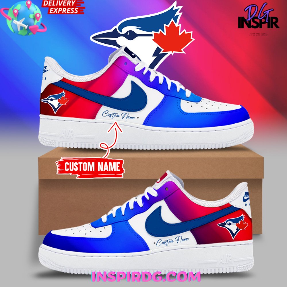 Toronto Blue Jays Gradient Color Air Force 1