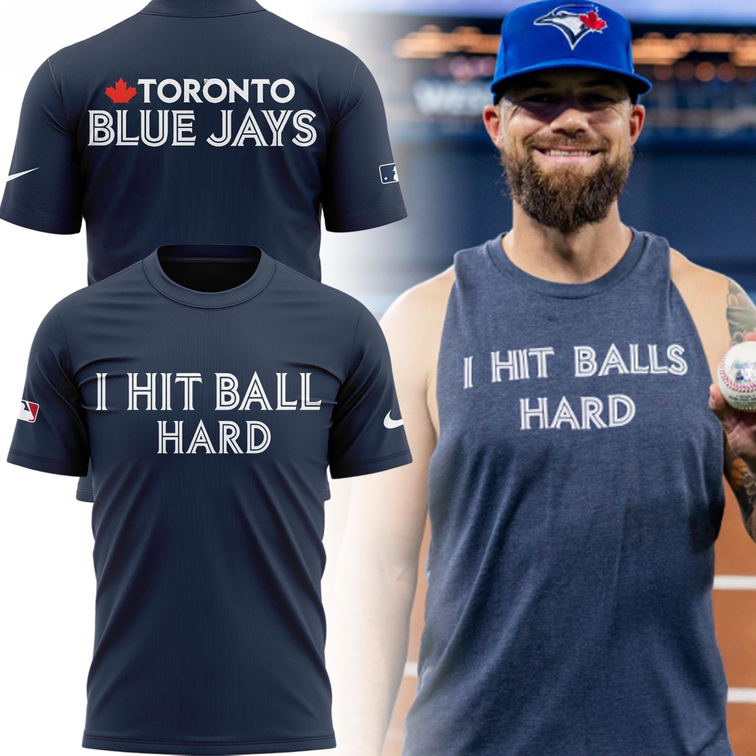 Toronto Blue Jays I Hit Ball Hard Limited New T-Shirt Gift For Basketball Lover Oregontrailrvpk Shirt