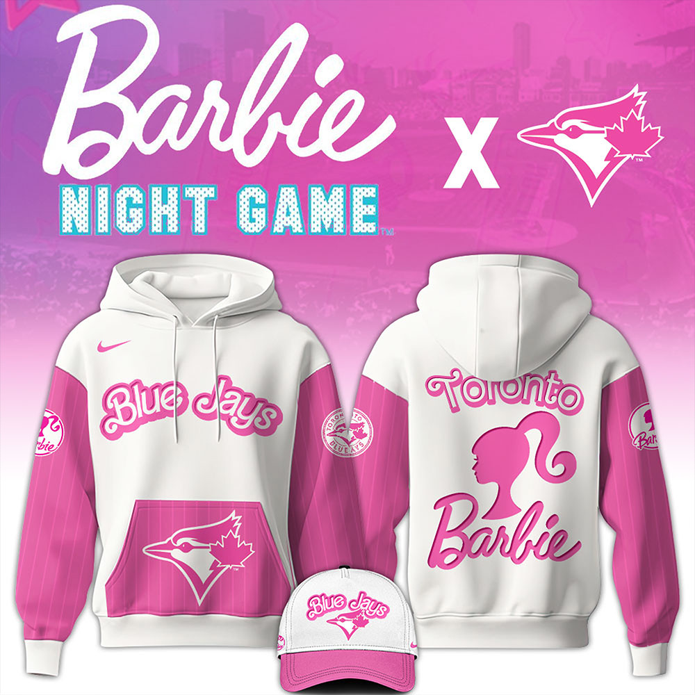Toronto Blue Jays MLB x Barbie Night Game Hoodie