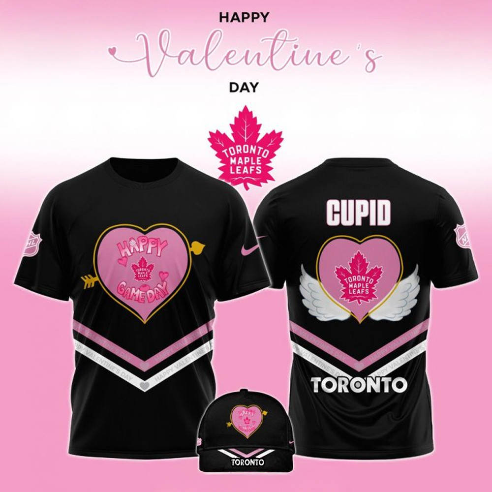 Toronto Maple Leafs Happy Valentine 2025 T-Shirt Gift Ideas For Hockey Fans Oregontrailrvpk Shirt