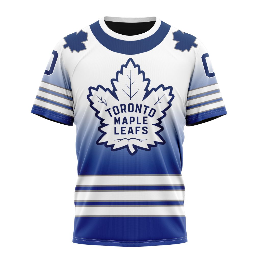Toronto Maple Leafs New Gradient Series Concept Personalized Name And Number T-Shirt Oregontrailrvpk Shirt