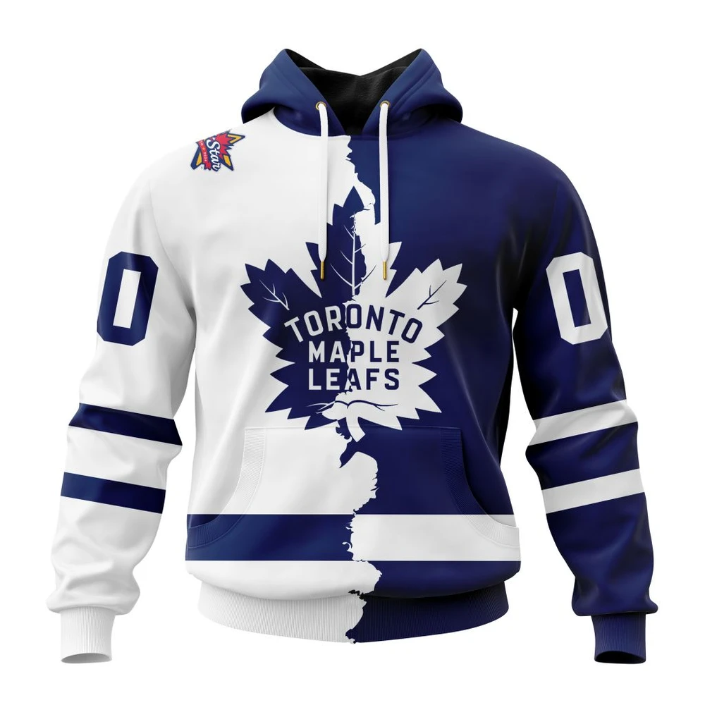 Toronto Maple Leafs Personalize Home Mix Away Kits All Over Print Hoodie Style 48309