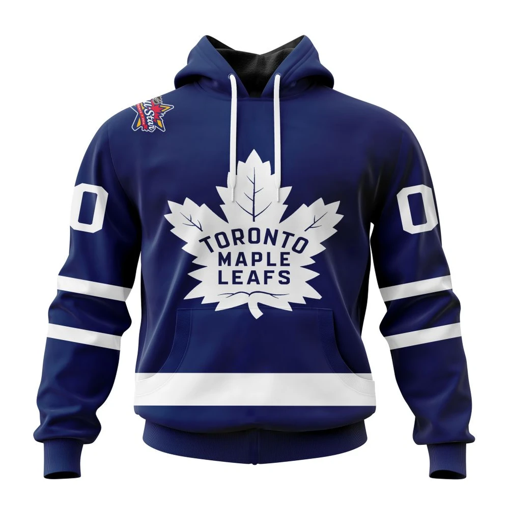 Toronto Maple Leafs Personalized Home Kits All Over Print Hoodie Style 93461