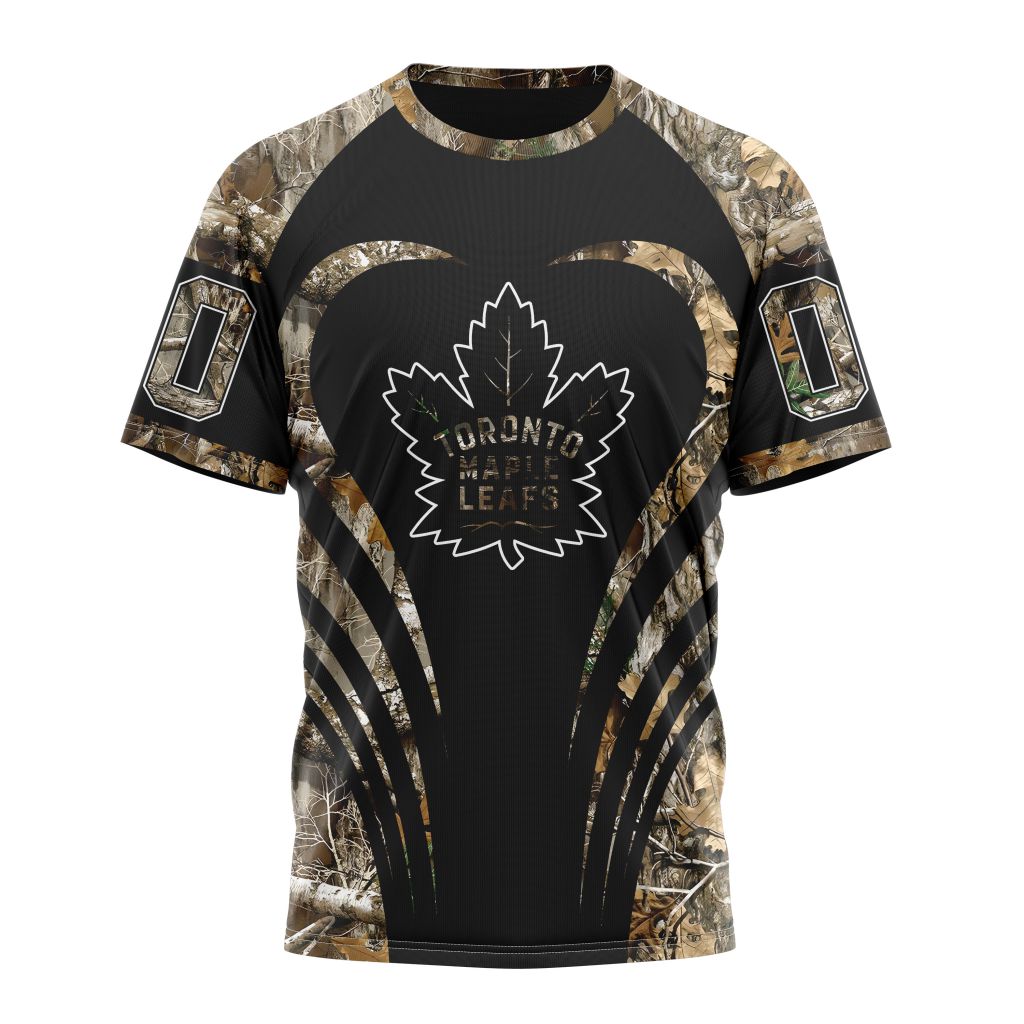 Toronto Maple Leafs Special Camo Hunting Personalized Name And Number T-Shirt Oregontrailrvpk Shirt