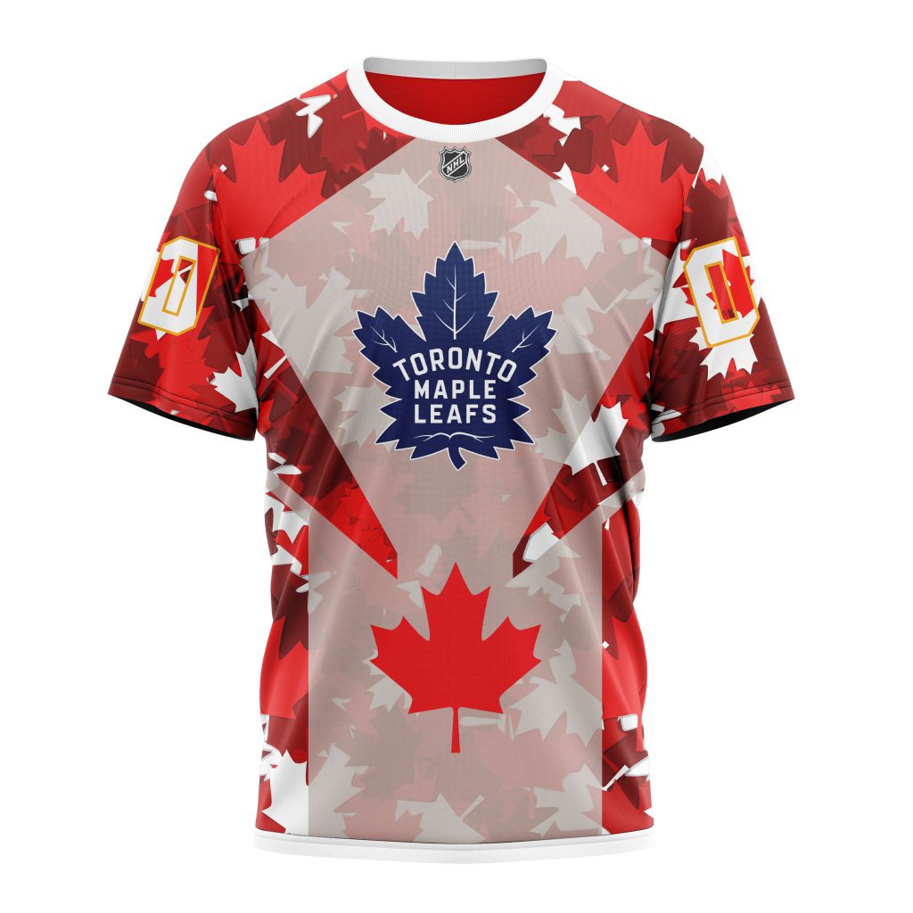 Toronto Maple Leafs Special Concept For Canaday Day Personalized Name And Number T-Shirt Oregontrailrvpk Shirt