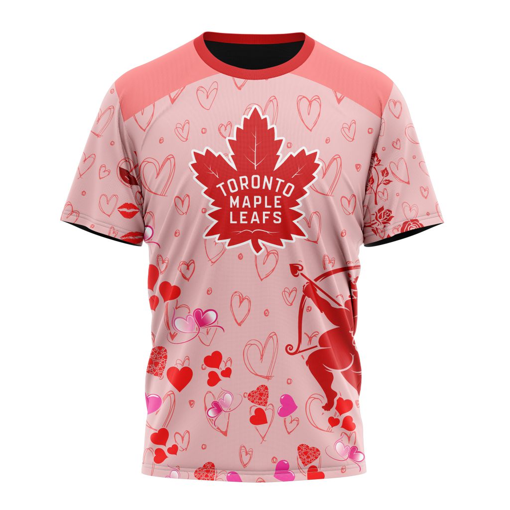 Toronto Maple Leafs Special Gift For Valentines Day 02 Personalized Name And Number T-Shirt Oregontrailrvpk Shirt