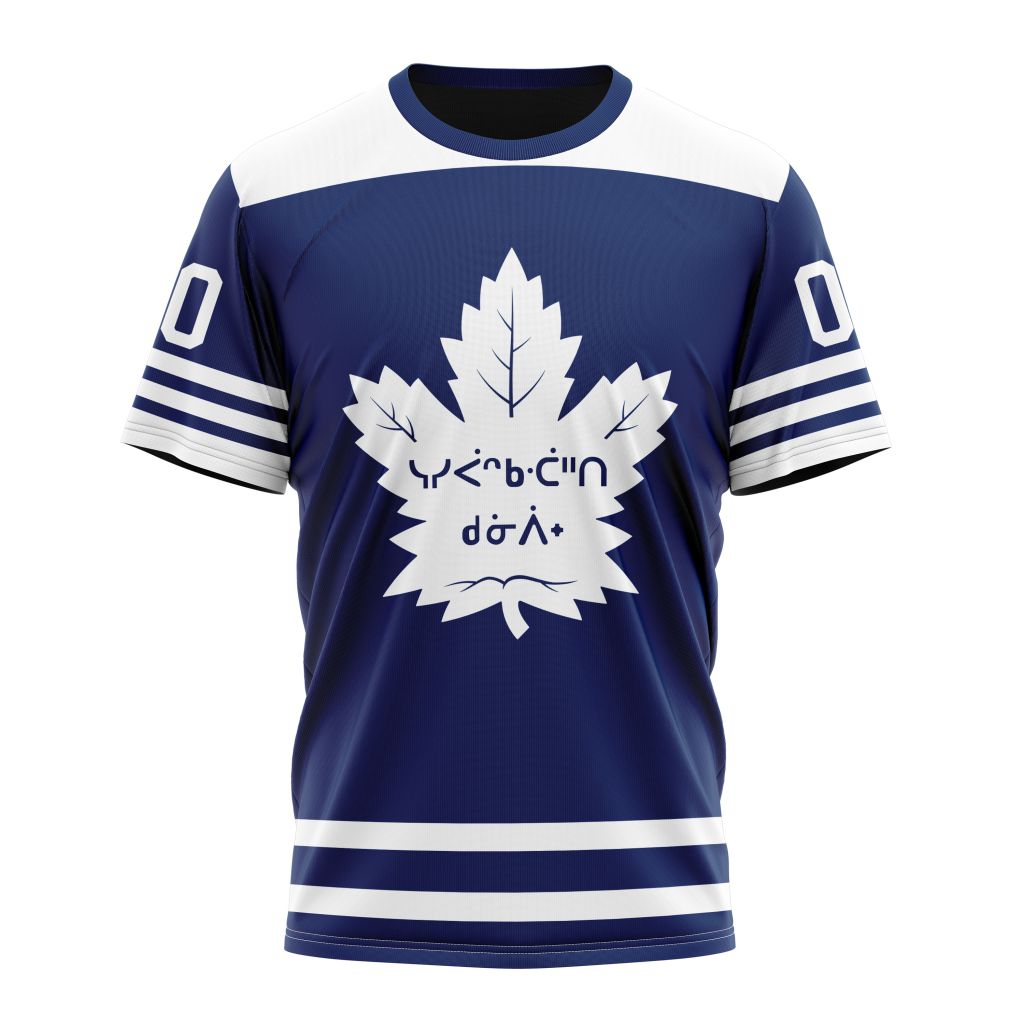 Toronto Maple Leafs Special Indigenous Design Personalized Name And Number T-Shirt Oregontrailrvpk Shirt