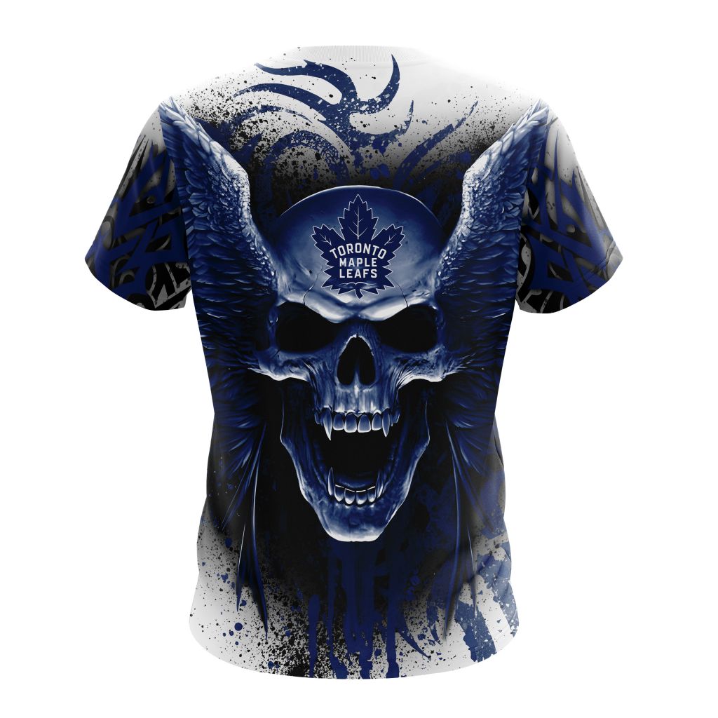 Toronto Maple Leafs Special Kits With Skull Art Personalized Name And Number T-Shirt Oregontrailrvpk Shirt