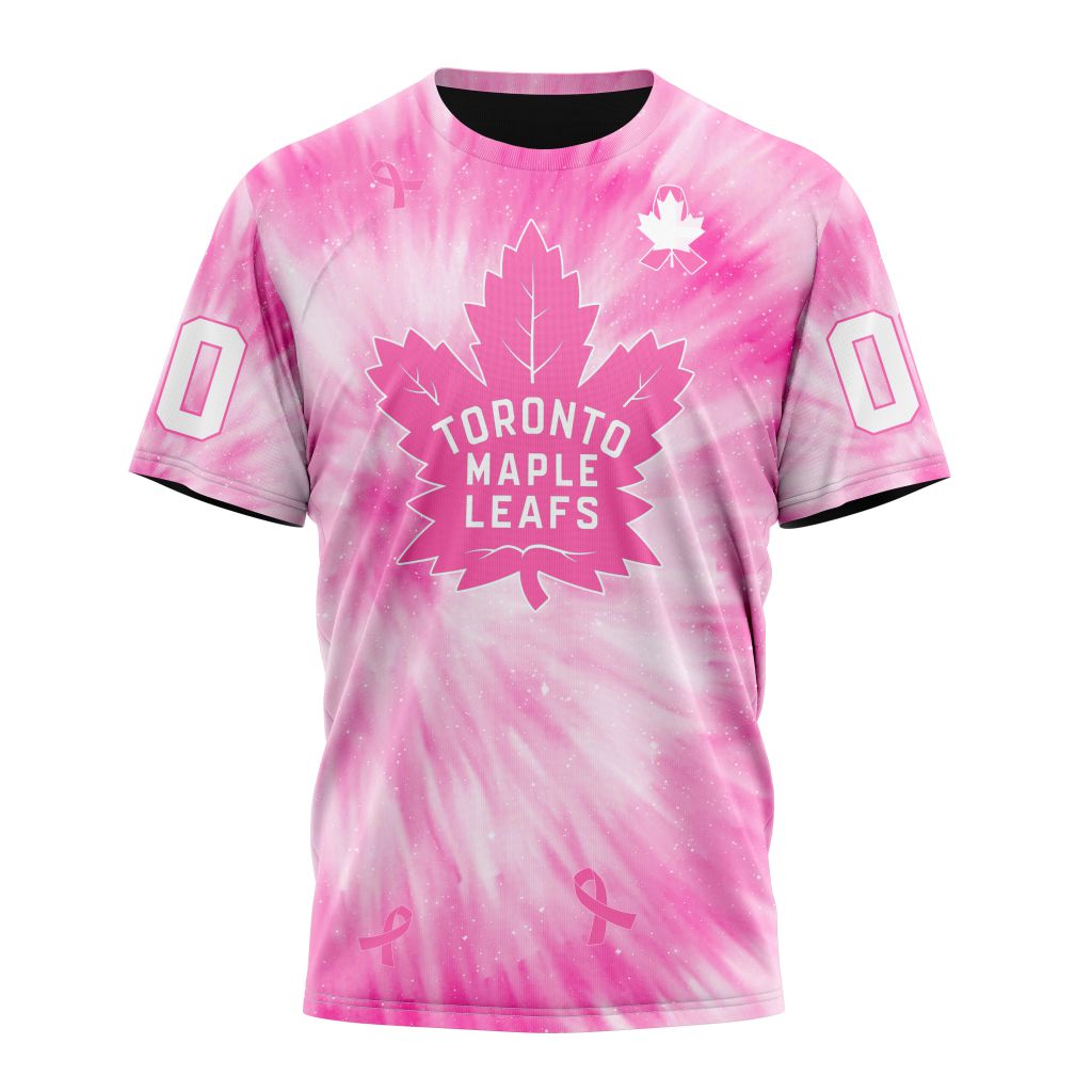 Toronto Maple Leafs Special Pink Tie-Dye Personalized Name And Number T-Shirt Oregontrailrvpk Shirt