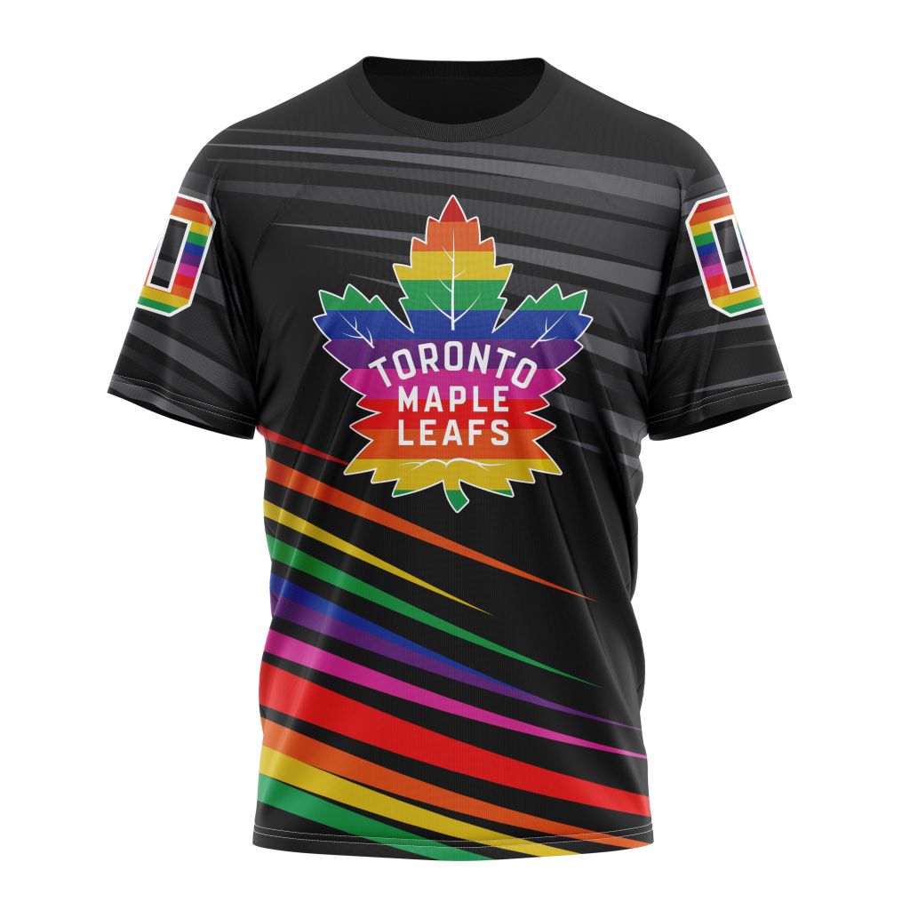 Toronto Maple Leafs Special Pride Design Hockey Is For Everyone 01 Personalized Name And Number T-Shirt Oregontrailrvpk Shirt