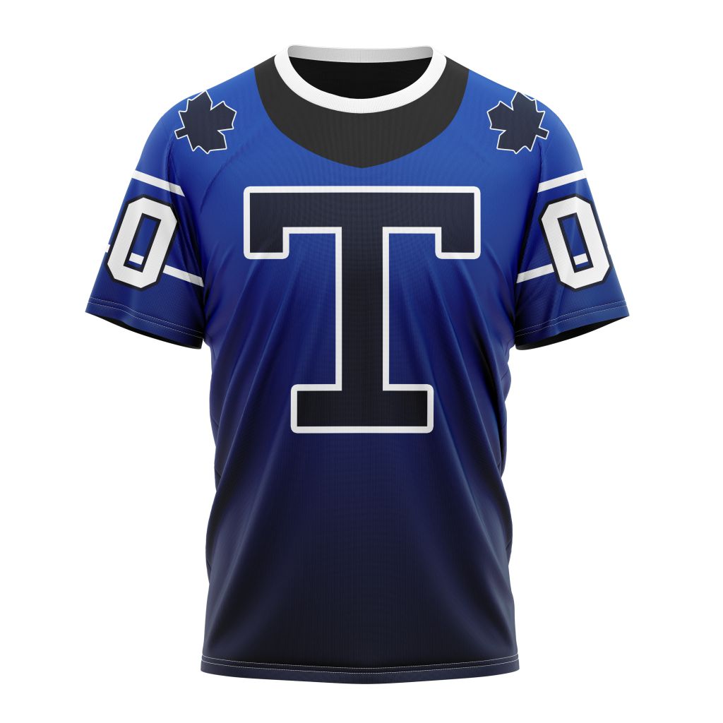 Toronto Maple Leafs Special Retro Gradient Design Personalized Name And Number T-Shirt Oregontrailrvpk Shirt