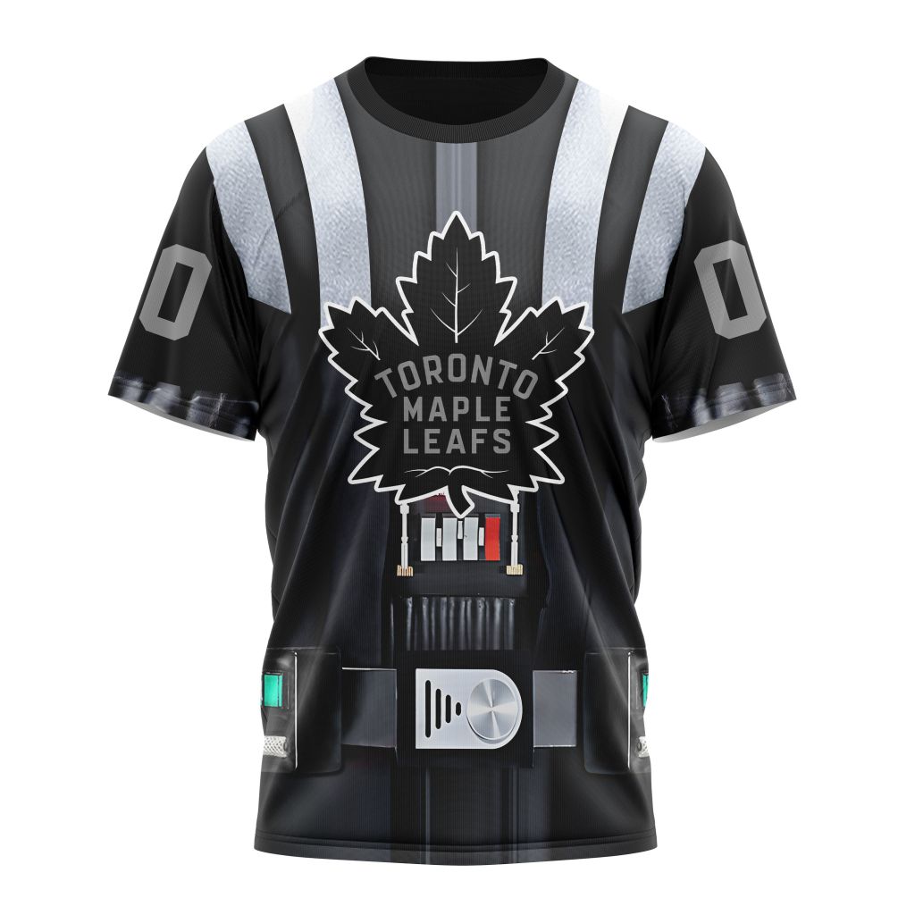 Toronto Maple Leafs Special Star Wars Darth Vader Design 01 Personalized Name And Number T-Shirt Oregontrailrvpk Shirt