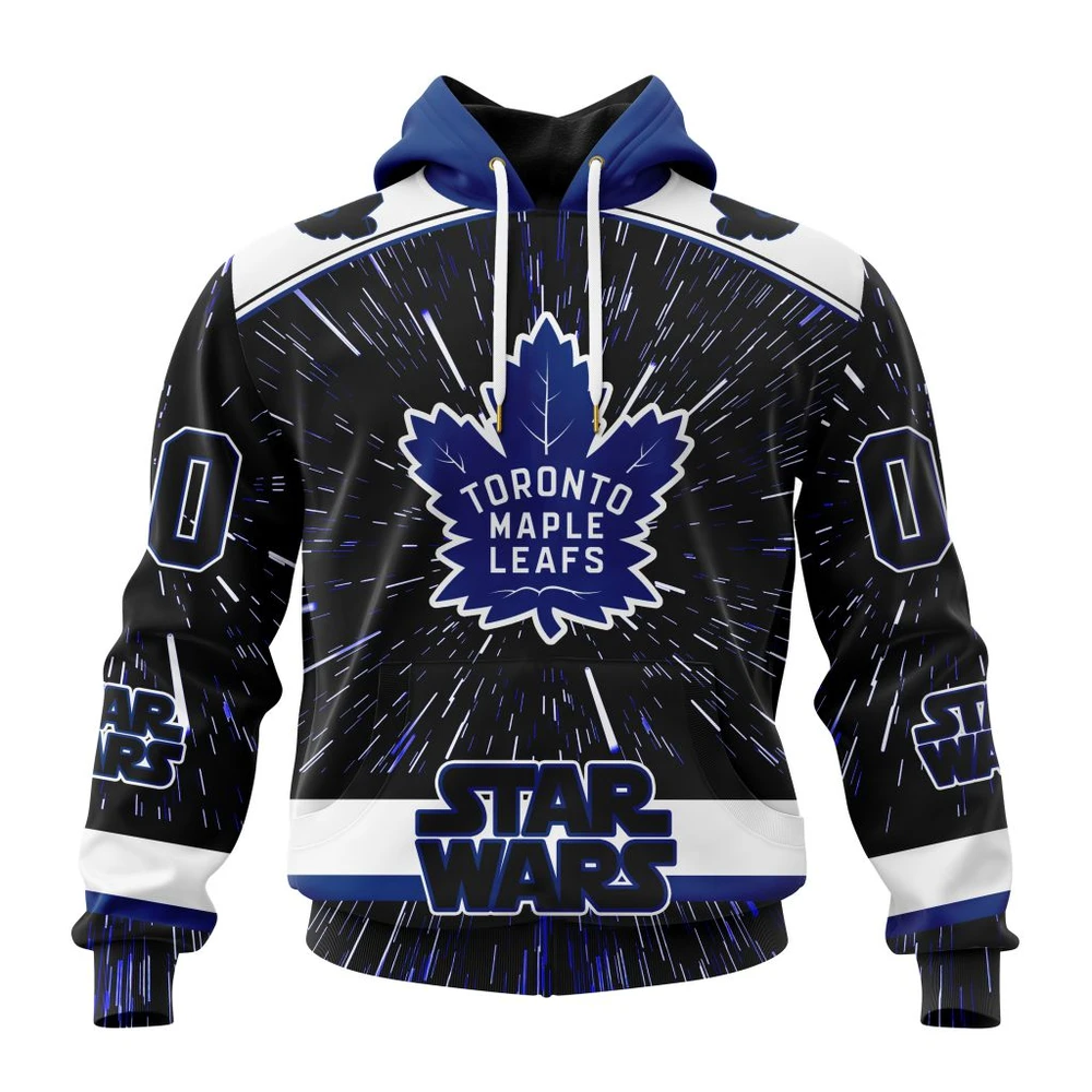 Toronto Maple Leafs Special Star Wars Design All Over Print Hoodie Style 45584