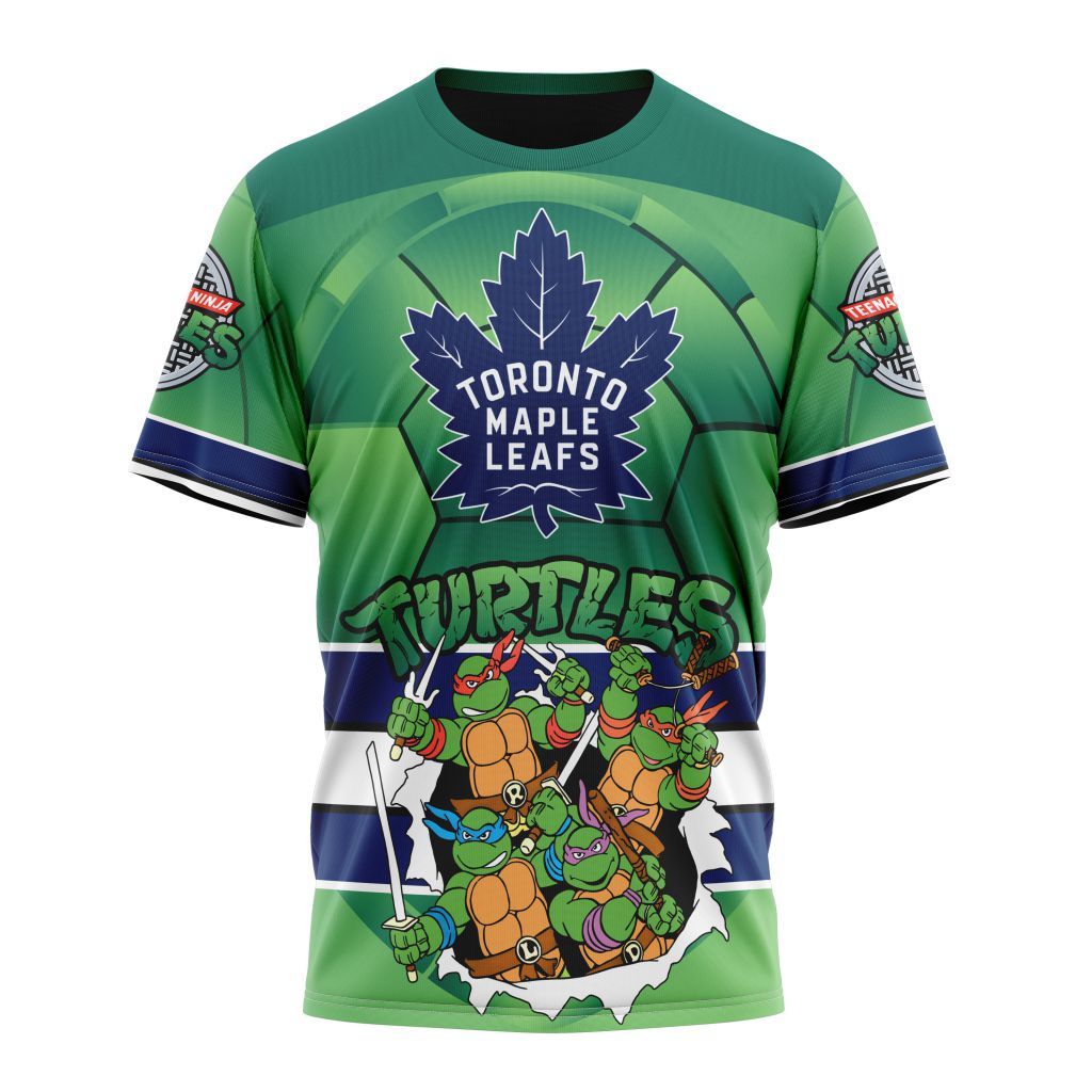 Toronto Maple Leafs Special Teenage Mutant Ninja Turtles Design 02 Personalized Name And Number T-Shirt Oregontrailrvpk Shirt