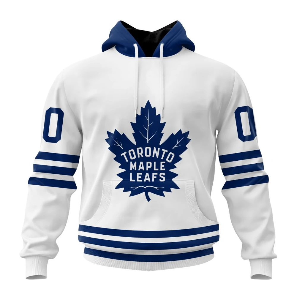 Toronto Maple Leafs Special Whiteout Design All Over Print Hoodie Style 98468