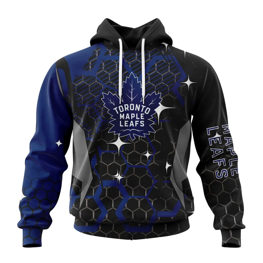 Toronto Maple Leafs Specialized Design With Motocross All Over Print Hoodie Style 26289