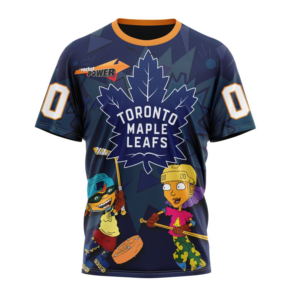 Toronto Maple Leafs Specialized For Rocket Power Personalized Name And Number T-Shirt Oregontrailrvpk Shirt