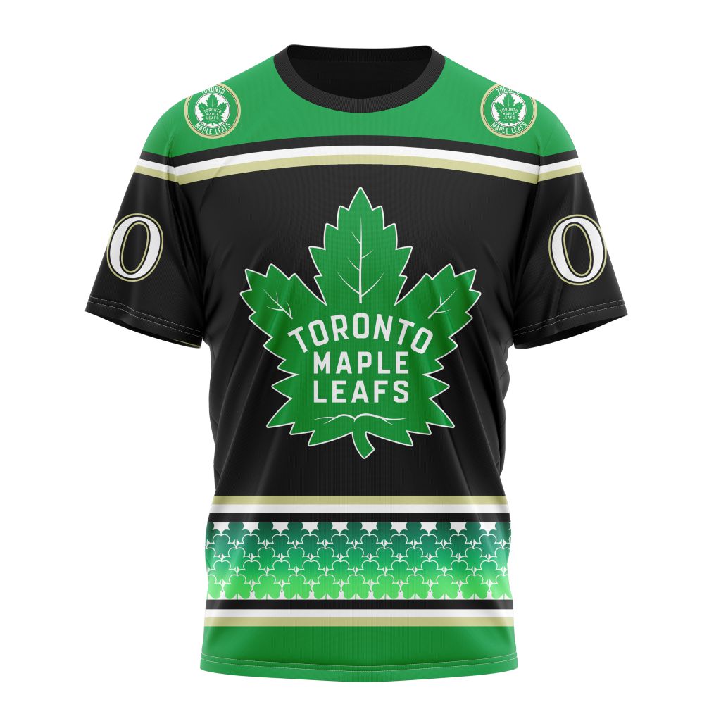 Toronto Maple Leafs Specialized Hockey Celebrate St Patrick's Day Personalized Name And Number T-Shirt Oregontrailrvpk Shirt