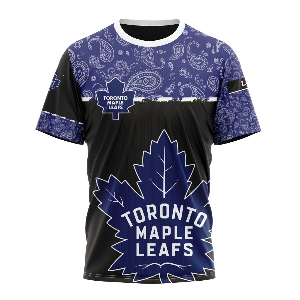 Toronto Maple Leafs Specialized Jersey Hockey With Paisley Personalized Name And Number T-Shirt Oregontrailrvpk Shirt