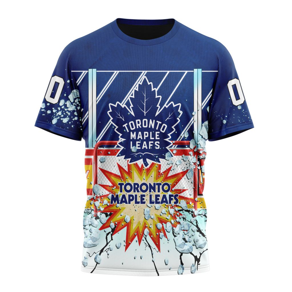 Toronto Maple Leafs Specialized Jersey With Ice Hockey Arena Personalized Name And Number T-Shirt Oregontrailrvpk Shirt