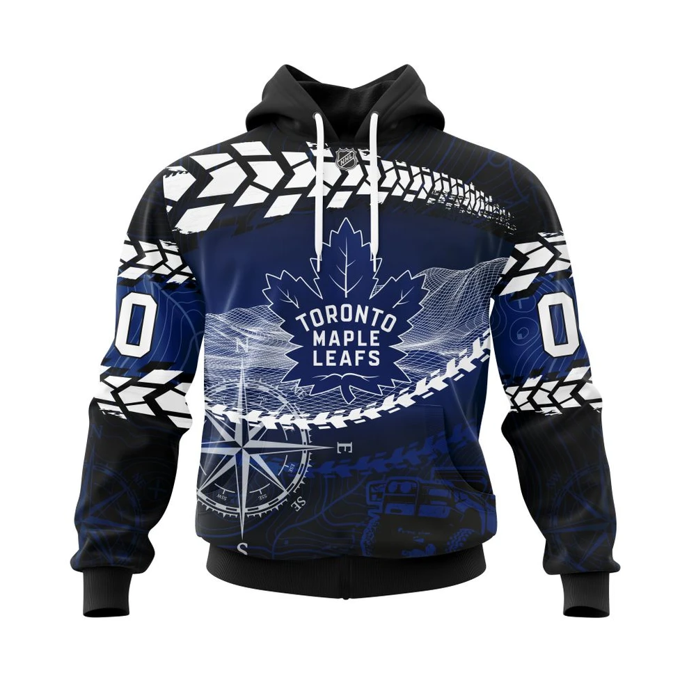 Toronto Maple Leafs Specialized Off Road All Over Print Hoodie Style 65235