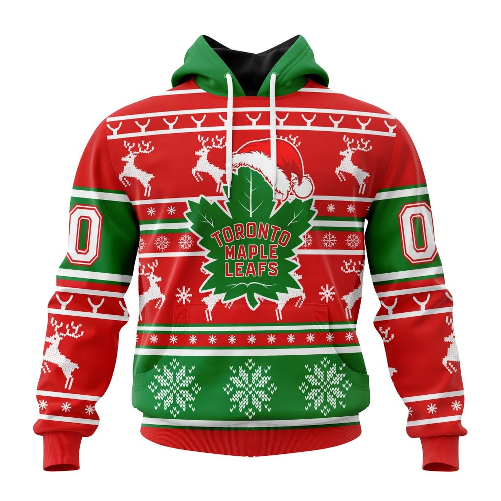 Toronto Maple Leafs Specialized Unisex Christmas Is Coming All Over Print Hoodie Style 57056