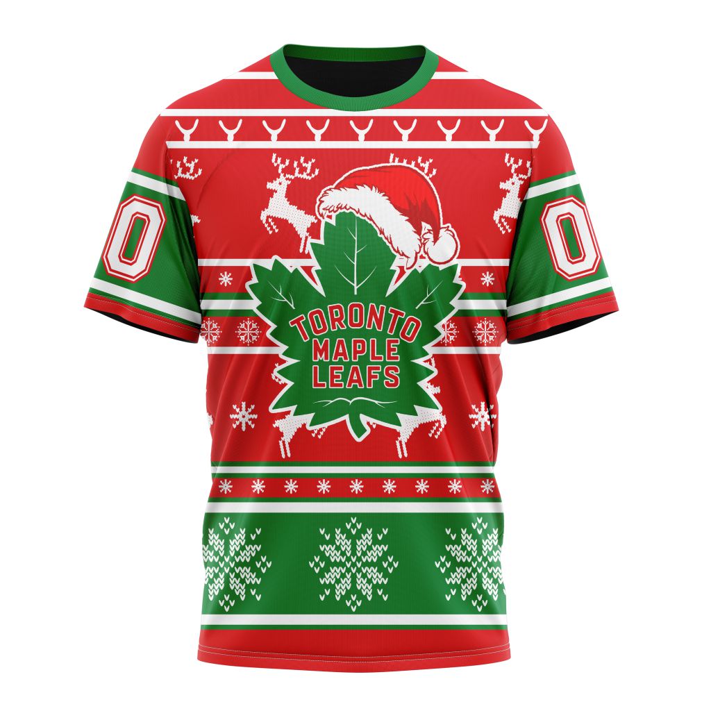 Toronto Maple Leafs Specialized Unisex Christmas Is Coming Personalized Name And Number T-Shirt Oregontrailrvpk Shirt