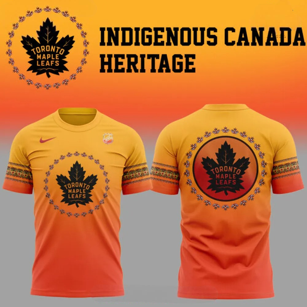 Toronto Maple Leafs x Indigenous Canada Heritage 2025 T-Shirt Baseball Lover Gift Ideas Oregontrailrvpk Shirt