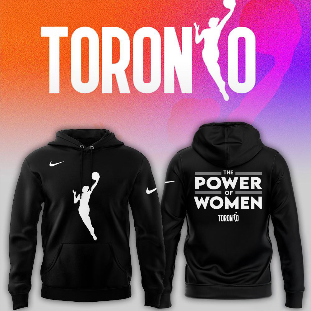 Toronto Tempo The Power Of Women 2025 Black Hoodie Gift For Basketball Fan