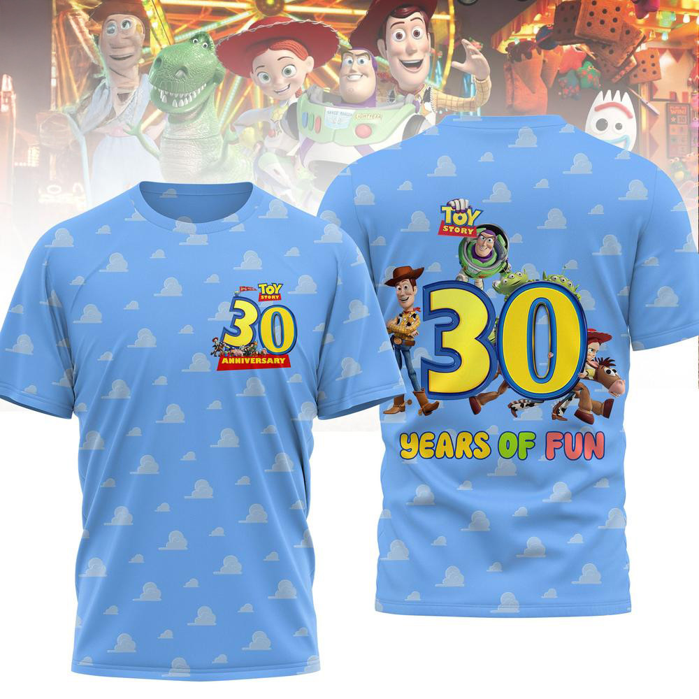 Toy Story 30th Anniversary Collection T-Shirt Gift For Toy Story Fans Oregontrailrvpk Shirt