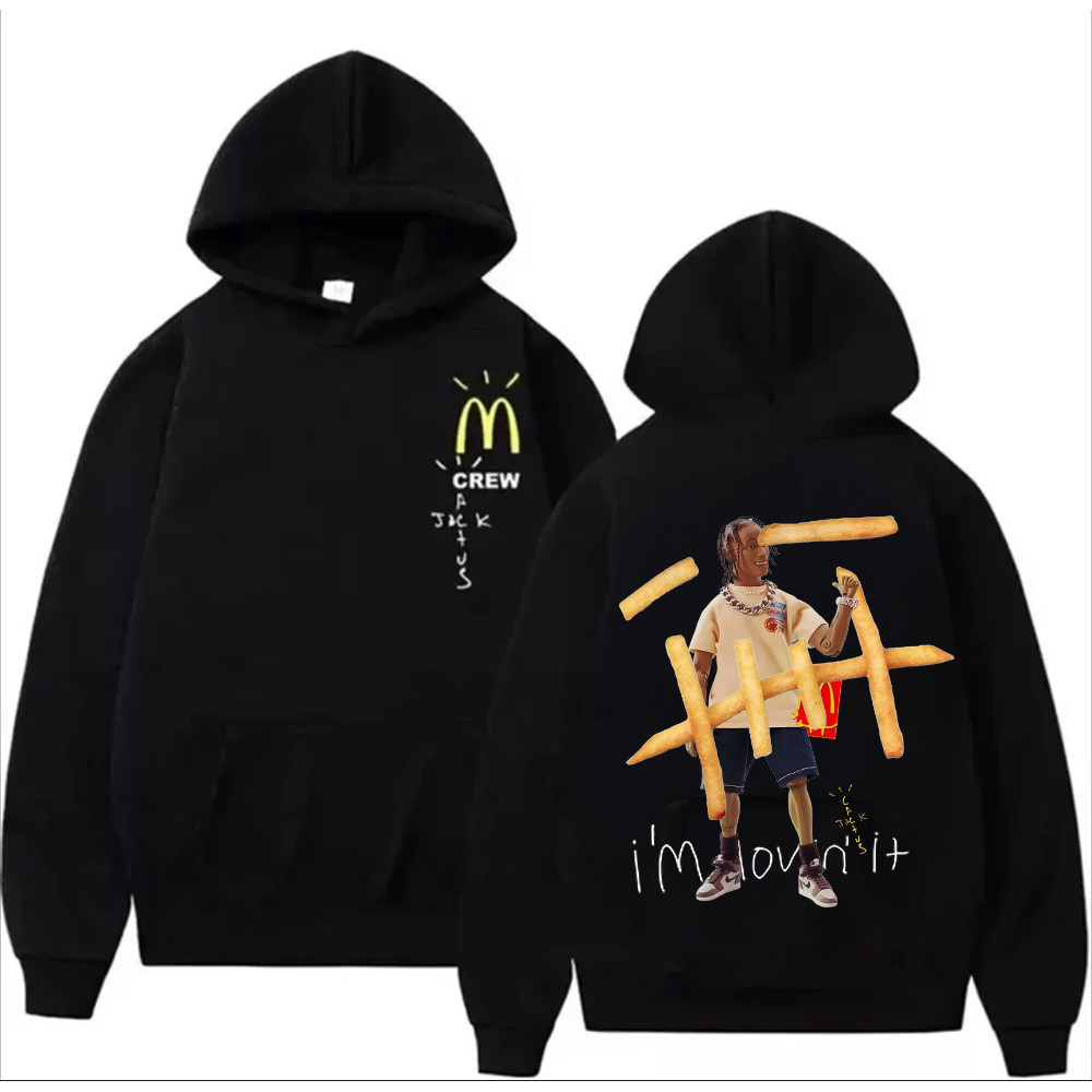 Travis Scott Cactus Jack x McDonald's Hoodie Music Lovers Gifts