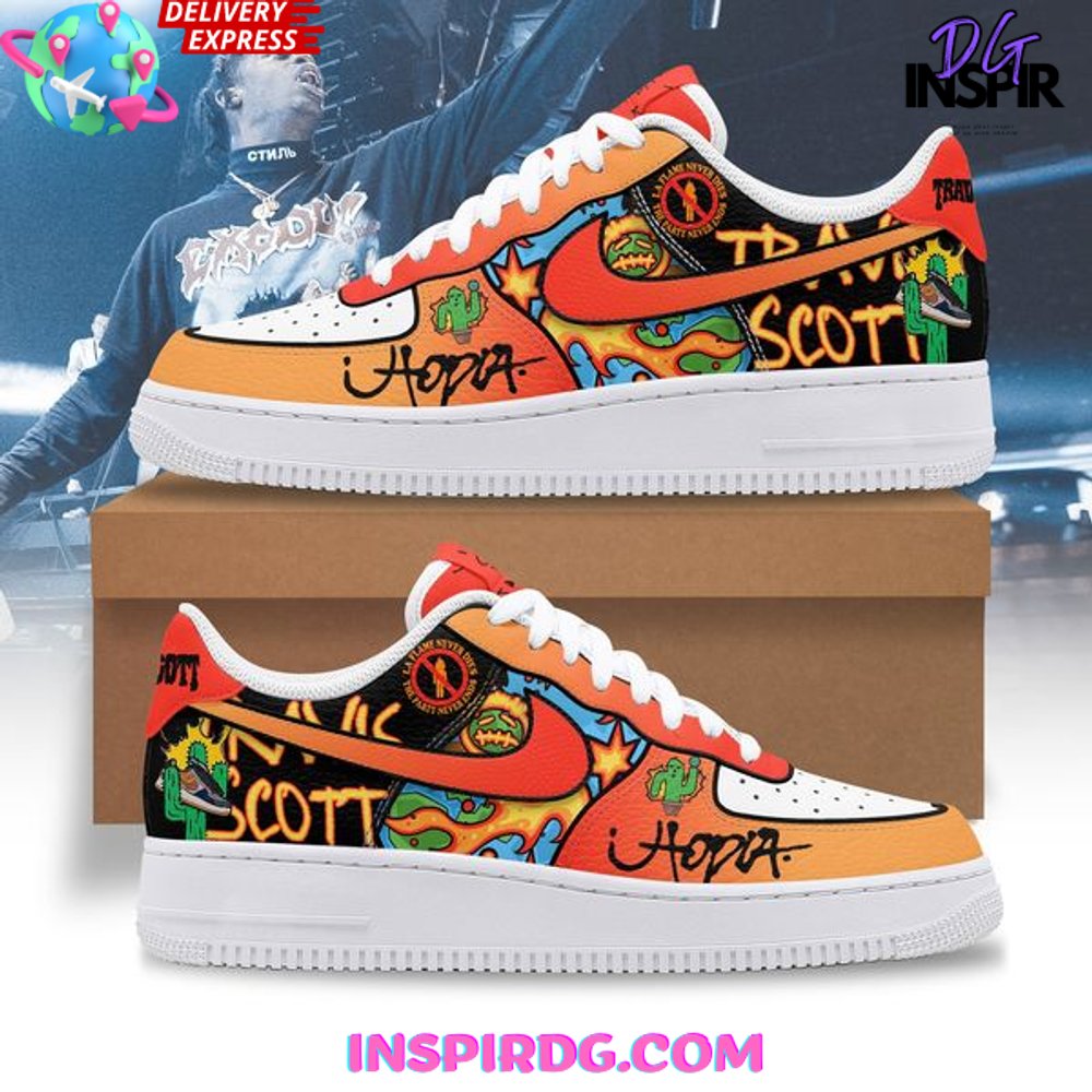 Travis Scott LA FLAME Limited Edition Air Force 1