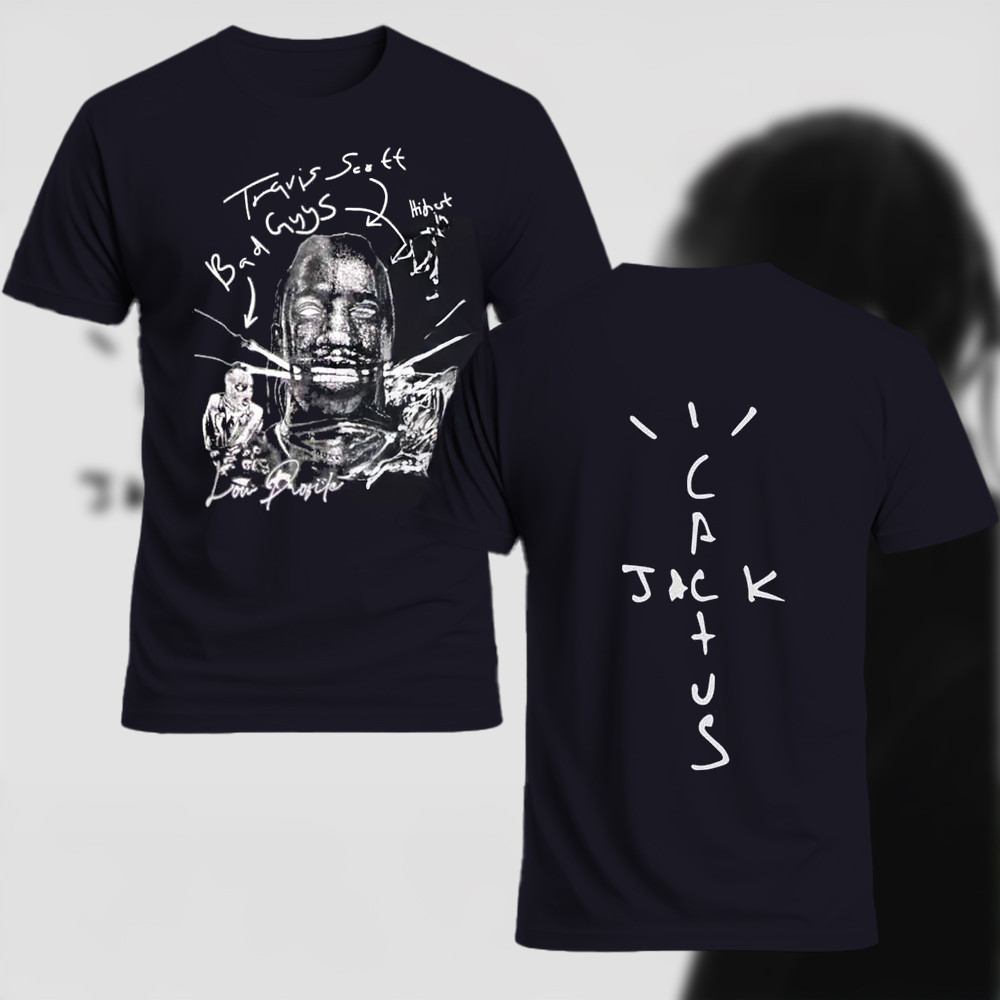 Travis Scott T-Shirt Bad Guys Highest In The Room Shirt Oregontrailrvpk Shirt