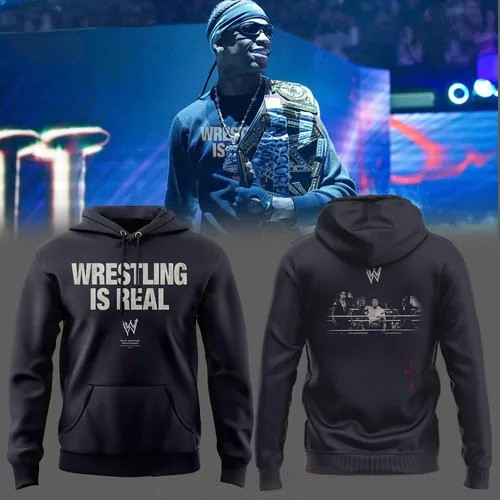Travis Scott WRESTLING IS REAL Special WWE Hoodie Music Lover Gift Ideas For Him