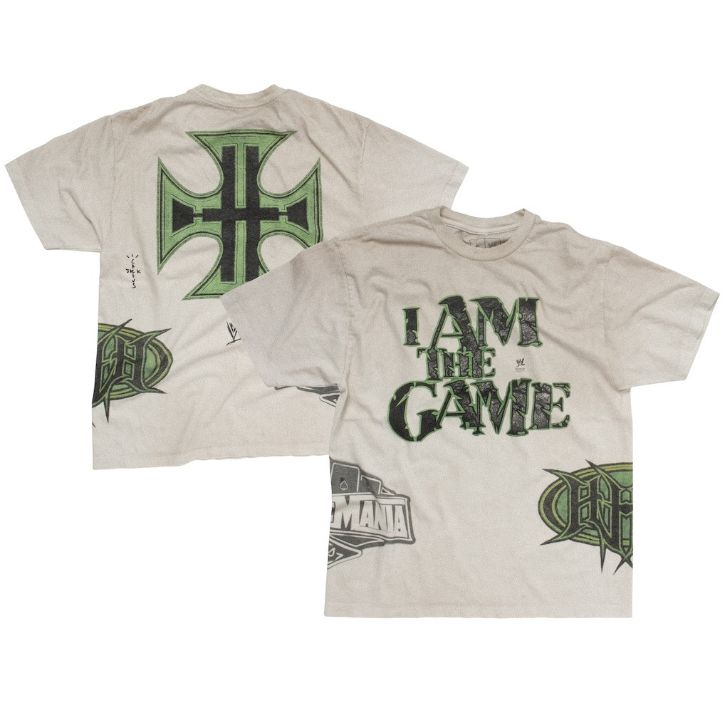 Travis Scott WWE Cactus Jack Merch Shirt Wrestlemania Merch CJ X WWE The Game Triple H Oregontrailrvpk Shirt