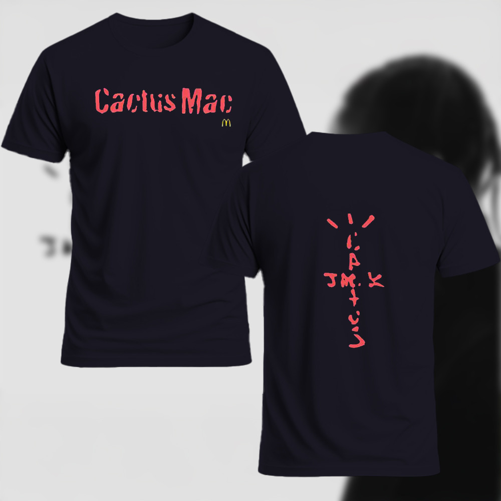 Travis Scott x McDonald's Cactus Mac T-Shirt Oregontrailrvpk Shirt