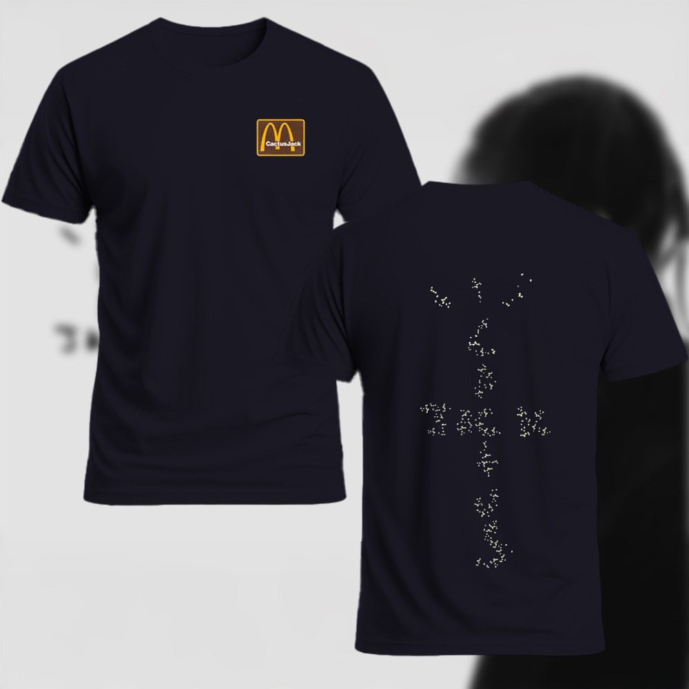 Travis Scott x McDonald's Sesame Inv T-Shirt Oregontrailrvpk Shirt