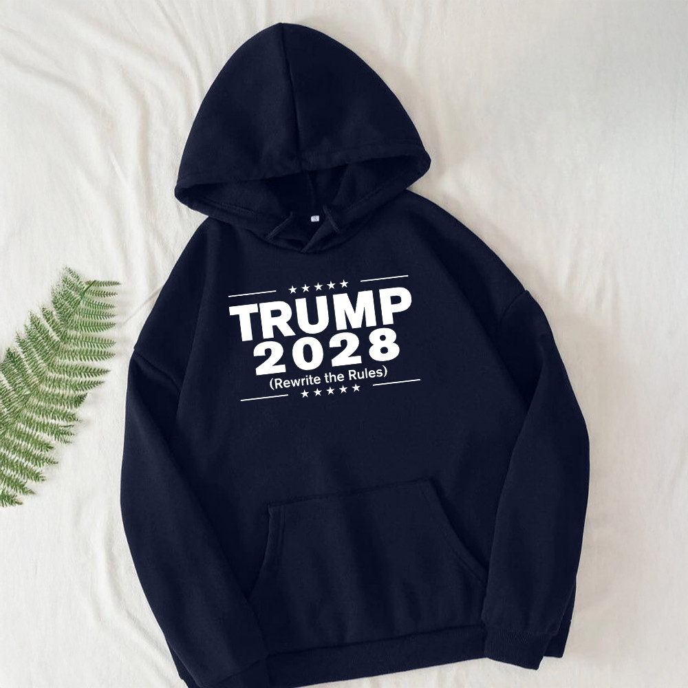 Trump 2028 Hoodie 45-47-48 Trump Merch Site MAGA Gifts For Husband