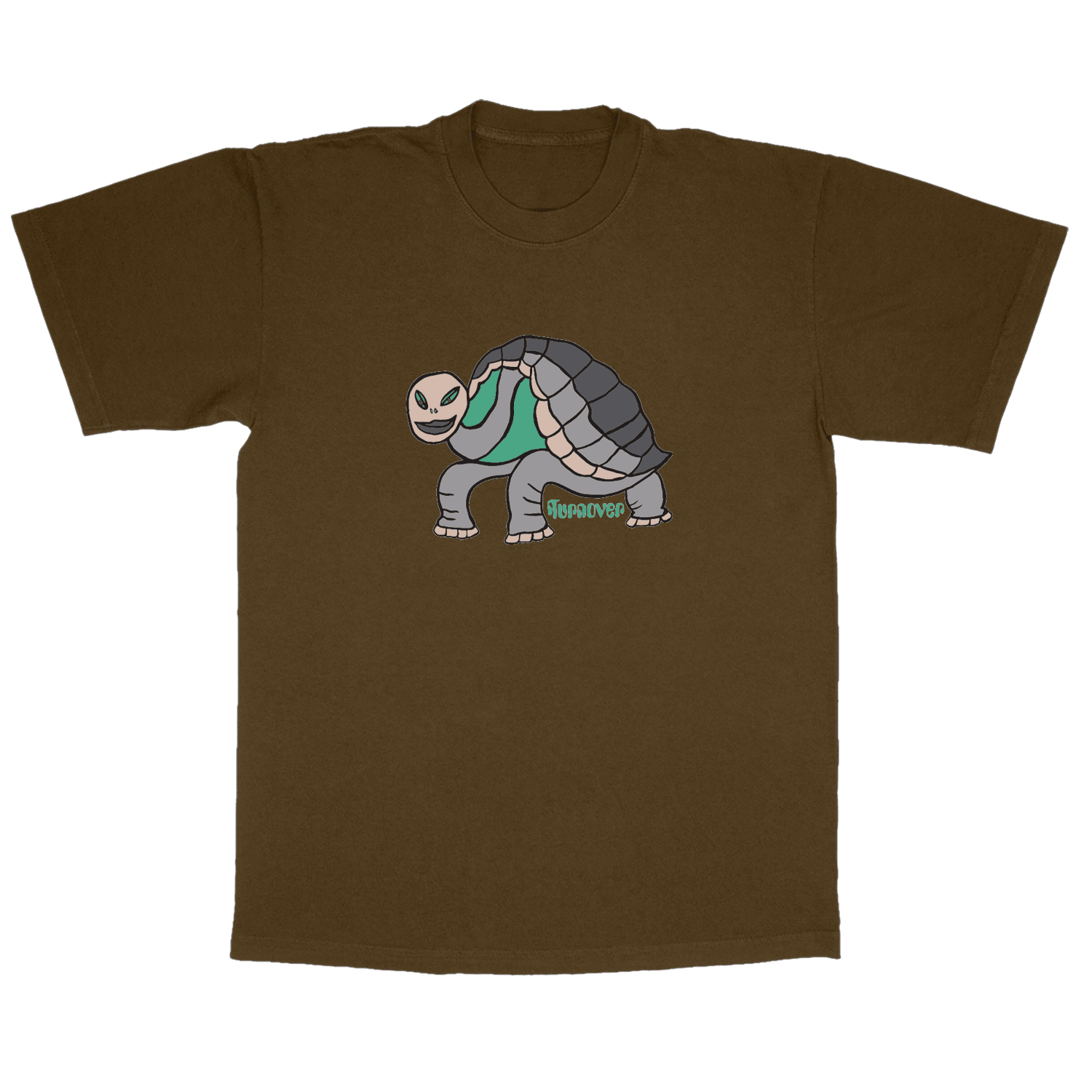 Turnover Band Merch Turtle T-Shirt Turnover Band Tour Merchandise Oregontrailrvpk Shirt