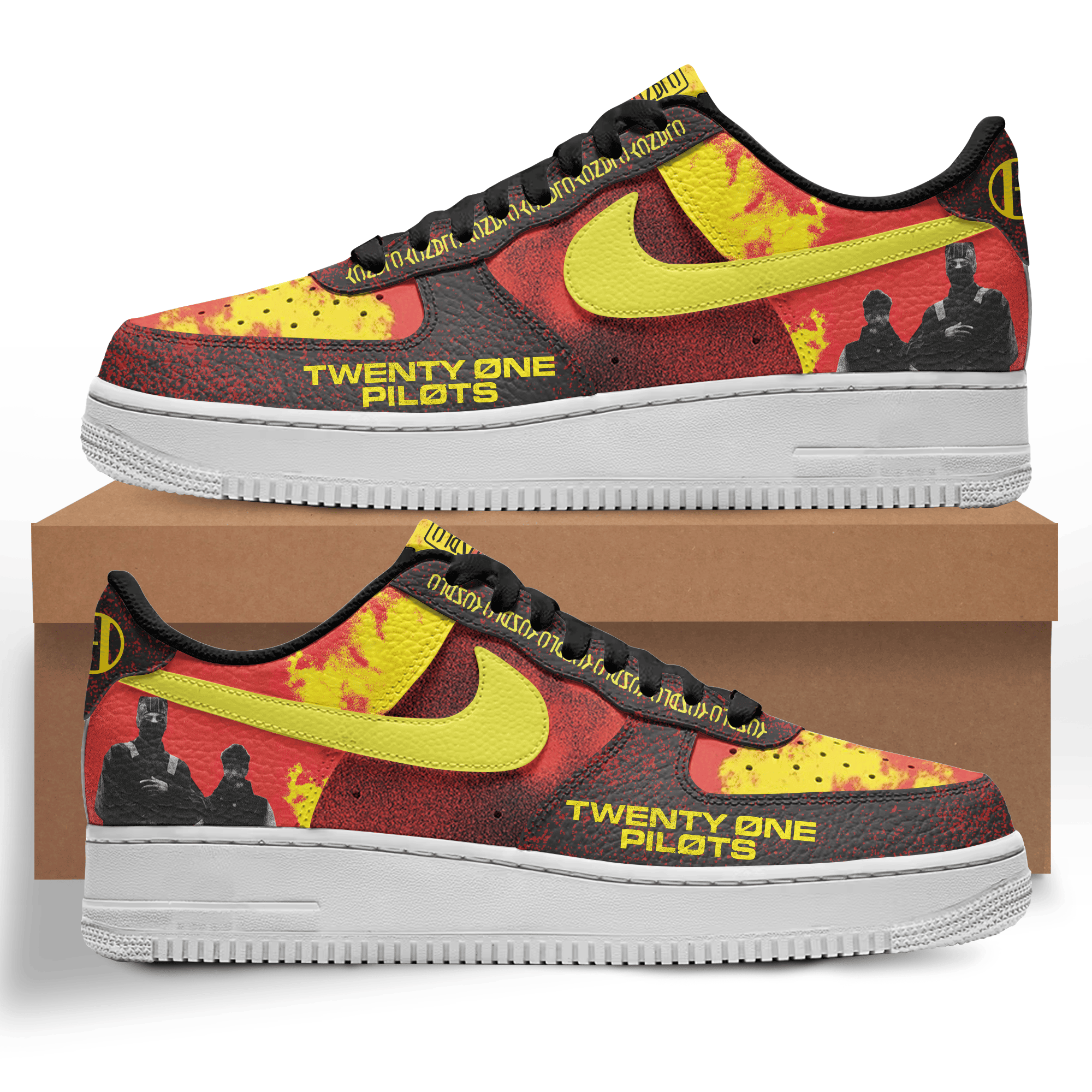 Twenty One Pilots Air Low-Top Sneakers Shoes For Men And Women