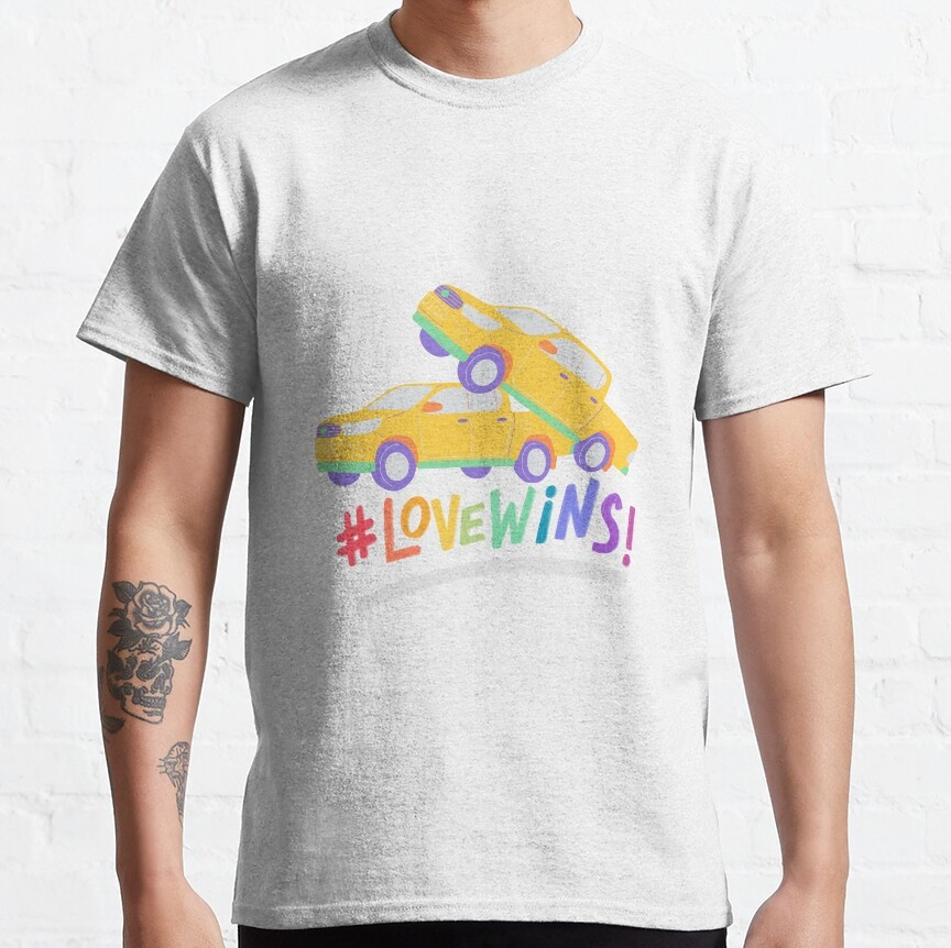 Two Trucks Pride Lemon Demon T-Shirt Official Lemon Demon Band Merch Fan Oregontrailrvpk Shirt