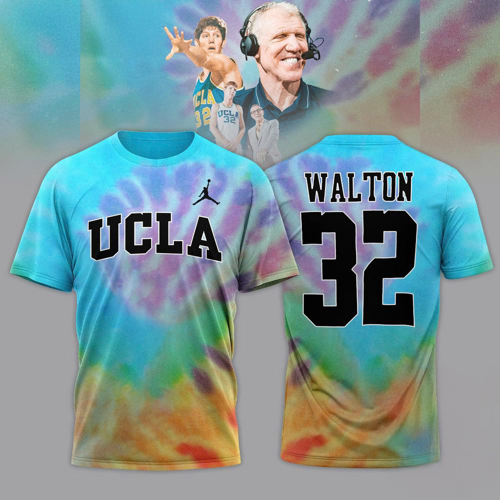 UCLA Bruins Honors The Late Bill Walton 2025 Tie Dye Shirt Gifts For Basketball Fan Oregontrailrvpk Shirt