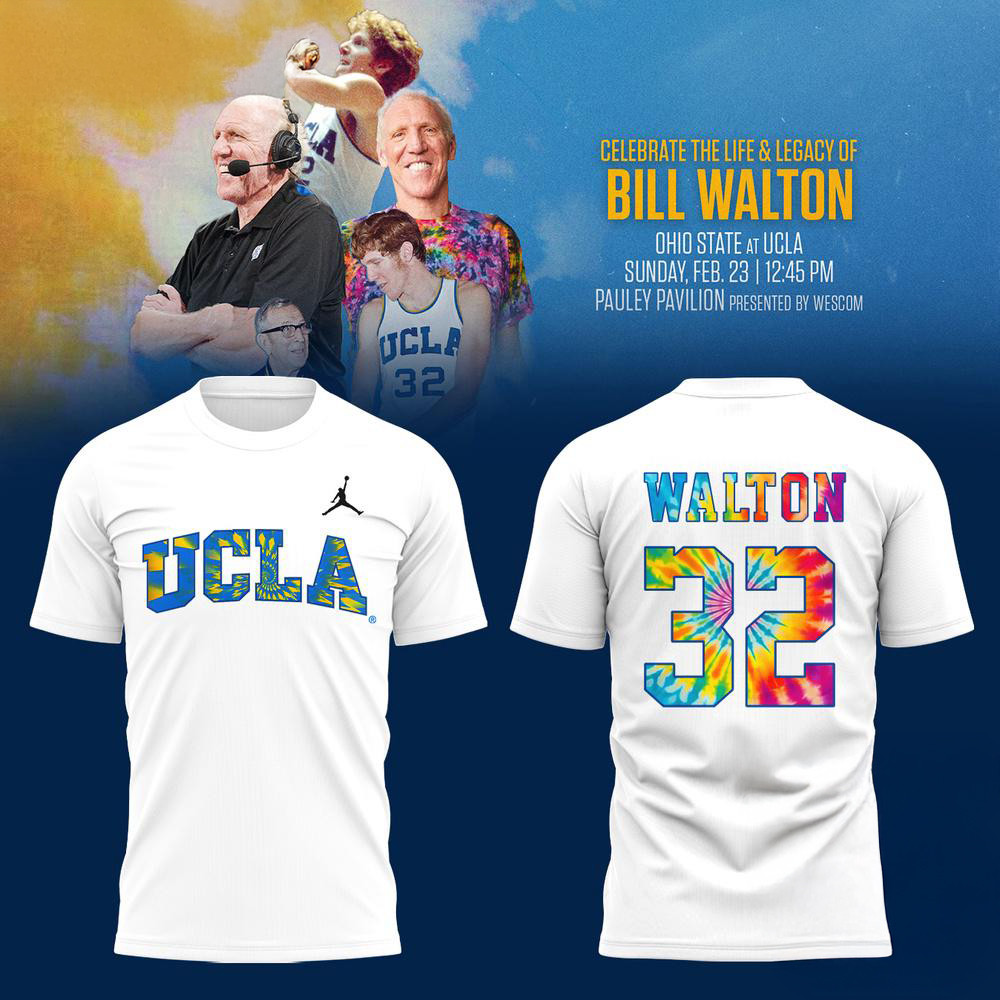 UCLA Bruins Honors The Late Bill Walton Legacy 2025 New Shirt Best Gifts For Basketball Fan Oregontrailrvpk Shirt