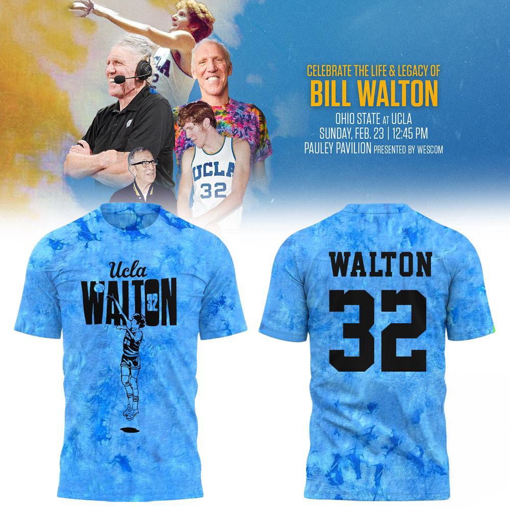 UCLA Bruins Honors The Late Bill Walton Limited Edition 2025 Shirt Gifts For Basketball Fan Oregontrailrvpk Shirt